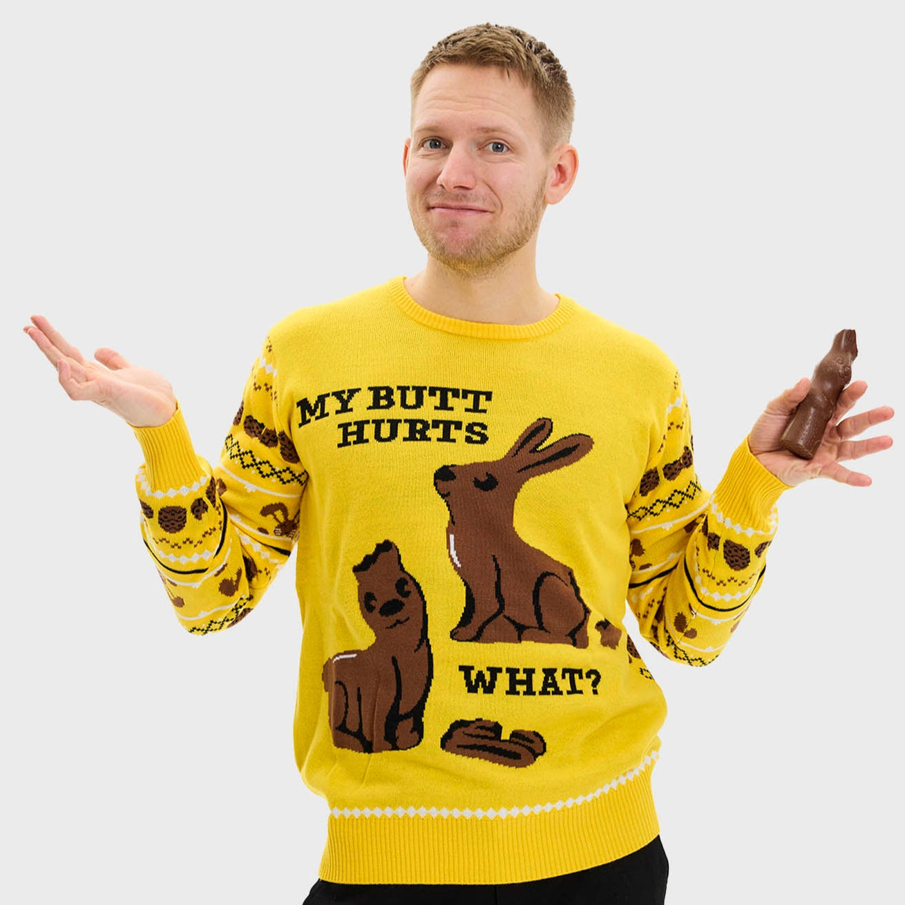 Påskekaninens påskesweater - Herre